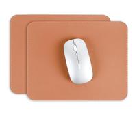 ZYAYNG Mouse Pad 2pcs Leather Mouse Pad With Stitched Edge For Laptop Computer PC Office Mouse Mat Pad For Office & Home(Color2)