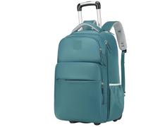 ZYAYNG Schoolbag with Wheels Rolling Backpack with Wheels Business, Waterproof Travel Luggage Bag Schoolbag with for Travel(Green)