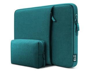 ZYB 15.6 Inch Laptop Notebook Sleeve Protective Case with Accessory Bag,Shockproof Waterproof Laptop Case 15.6 Inch for 15'' Lenovo ThinkPad IdeaPad Acer ASUS HP Dell Chromebook Mac Pro 16,Teal
