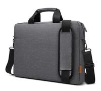 ZYB Laptop Bag 17-17.3 Inch Case, Laptop Sleeve 17 17.3 Inch Messenger with Shoulder Strap for 17-17.3 Inch Computer Notebook Gaming Dell Lenovo HP ASUS Acer Samsung etc Business Briefcase Men-Gray