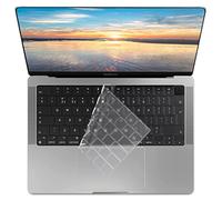 ZYB Thin TPU Keyboard Protection, High Transparency Keyboard for 2022 2023 MacBook Air 13.6/15.3 Inch M2 A2681/A2941, 2021 2023 MacBook Pro 14 16 M2 M1 A2779/A2442/A2780/A22780/A222 485, AZ ERTY