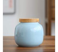 ZYBCQL Coffee Sugar Tea Storage Container Jars Storage Kitchen Canister Decorations With LidsCoffee Sugar Tea Kitchen Organizers Storage Canister Jars Light Blue