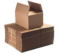 ZYBUX - 12x9x6" - Brown Single Box Wall Shipping Mailing Postal Parcel Easy to Assemble Cardboard Parcel Boxes, Idal for Cardboard Gift box, Packing Boxes for Moving House - Pack of 20