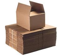 ZYBUX - 12x9x9" - Brown Single Box Wall Shipping Mailing Postal Parcel Easy to Assemble Cardboard Parcel Boxes, Idal for Cardboard Gift box, Packing Boxes for Moving House - Pack of 10