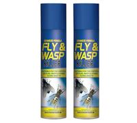 ZYBUX - 2 x Pestshield Advanced Formula FLY & Wasp Killer - Indoor Flying Insect Killer - Eliminates insects in seconds - Wasp Killer Spray 300ml