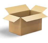 ZYBUX - 5 x Large Strong Double Box Wall Shipping Mailing Postal Parcel Easy to Assemble Cardboard Parcel Boxes, Idal for Cardboard Gift box, Packing Boxes for Moving House - 51 x 30 x 30cm Approx