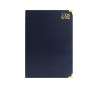 ZYBUX - A4-2026 Diary Day a Page with Half Page Saturday and Sunday (Navy Blue)