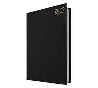 ZYBUX - A5-2026 Diary Day a Page with Half Page Saturday and Sunday (Black)
