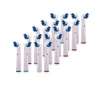ZYBUX - Compatible with Toothbrush Head | Dupont Soft Bristles Electric Toothbrush Replacement Heads (Pack of 20)