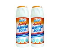 ZYBUX - Duzzit Baking Soda 500g, Non Scratch Multipurpose Powerful Cleaning Action. Eliminates Stains Such As Coffee, Orange, Grease and Wine. (2 x 500g)