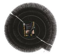 ZYBUX - Gutter Brush Bristle Brush Gutter Guard Leaf Debris Filter | Easy Installation and Adapting to Size Drain Down Pipe Gutter Cleaning Tools Black 4 METRE