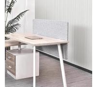 ZYCHSJXA 2 Ft High Clamp-On Desk Divider, Portable Soundproof Office Privacy Panel with Clamps, 40 50 60 100 120 CM Long Modesty for Under Standing Desk, Universal(Yellow,Lenght 100cm/39.9