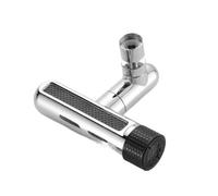 ZYCHSJXA 6 Modes Kitchen Faucet Waterfall Spout Splash-Proof Universal 360° Rotating Aerator Multi-Function Extender(Silver-2pcs)