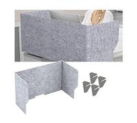 ZYCHSJXA 60/80/100cm Acoustic Desk Divider Partition, Privacy Dividers Panel Reduces Noise And Visual Distractions, For Offices Schools Freestanding That (Size : 80cm)