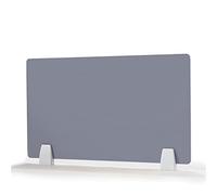 ZYCHSJXA Acrylic Desk Divider with Clamp Self-Supporting Partition Screen for Home Office Gray 30x60cm - Enhance Privacy and nization at Work