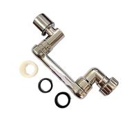 ZYCHSJXA Black Universal 1080° Rotating Splash Filter Fauset Extention Nozzle Head Kitchen Tap Extend Faucet Bubbler Robotic Arm(Singlemode 1080)