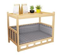 ZYCHSJXA Cat bed,(Pet Bed Small, Medium, Large Dogs with Storage Shelf ＆ Removable Mattress, Home Bedroom Living Room Nightstand/Sofa, Easy Assemble (Color : Style1, Size S-60x45