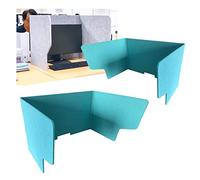 ZYCHSJXA Desk Dividers for Student Desks - Office Privacy Panels with Cutout Call Centers, Classrooms & Libraries