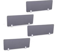 ZYCHSJXA Desk Privacy Divider Acoustic Desktop 4psc Partition Reduce Noise And Visual Distractions Panel For Home Offices Classroom(Grey,30X100CM)
