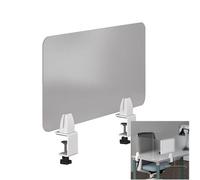 ZYCHSJXA Desk Privacy Divider, Office Divider Transparent Acrylic Panel Room Dividers Separator Splash Guard Partition Board Sneeze Protection (Color : Clear, Size 60X60X0