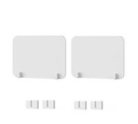 ZYCHSJXA Desk Privacy Dividers, Divider Panel Pack Of 2 Multiple Sizes Multicolor(White,50X40CM)