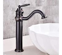 ZYCHSJXA Kitchen Faucets for Sink，Single Handle Rotatable 360 Degrees Compatible， Brass H34Cm Sink Tap， Basin Mixer Faucet， Hot and Cold Water Taps，H34Cm It's so kind of you