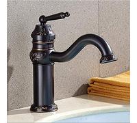 ZYCHSJXA Kitchen Faucets for Sink，Single Handle Rotatable 360 Degrees Compatible， Brass H34Cm Sink Tap， Basin Mixer Faucet， Hot and Cold Water Taps，H34Cm It's so kind of you