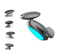 ZYCHSJXA Modern Bathroom Sink Faucet with ET Mood Light, Pull-Down Sprayer 4 Spray Modes,PVD Waterfall Vessel Ceramic Cartridge