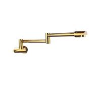 ZYCHSJXA Multicolor Foldable Kitchen Sink Tap - Wall Mounted Single Hole Faucet, Cold Water Swivel Spout, Pot Filler for Space-Saving Solutions, Stylish Gold Finish