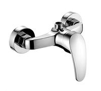 ZYCHSJXA shower taps and head wall mounted bathroom sink tap hot cold water mixing valve for Single lever faucet G1/2 inch brass wall-mounted,Chrome A(Chrome A)