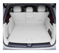 ZYCHUANGYING Boot Lagguage Mat Compatible with Volkswagen T-ROC 2023-Current Trunk Mat Luxury Boot, Backseat and Both side Full Coverage Protection - White