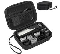 ZyCooom Beard Trimmers Case, Hair Clipper Shaving Hard Travel Case Compatible with Norelco Multigroom Series 9000/7000/5000/3000, OLOV, Ufree, Oneblade, Electric Body Shaver and Accessories -Black