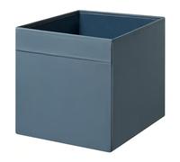 ZYCORE Drona Storage Boxes - Collapsible Fabric Storage Cube - Storage Organiser, 33x38x33cm Shelving Unit with Handle, Foldable Kellax Shelf Insert Box Idea for Home, Office Use (Blue, 2x Pack)