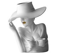 ZYCSKTL Flower Vase, Ceramic Modern Table Centerpiece, White Floral Vase, Perfect Decorative Gift for Home, Office, Wedding