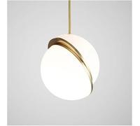 ZYDBGLGS Modern Industrial Pendant Light Led Moon Light Acrylic Shade Adjustable Height Fixture, Luxury Chandeliers/One Color/40cm