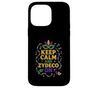 Zydeco On Festive Mask Music Notes Beads Case for iPhone 14 Pro Max