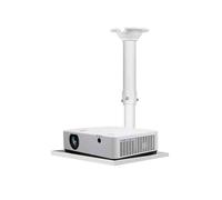 ZYDLMBJL Projector Stand, Home Projector Telescopic Hanging Tray White Bracket Conference Room Office Training Hanging Frame Multifunctional Hanger(M)
