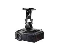 ZYDLMBJL Projector Stand, Rotating Projection Ceiling Bracket Projector Bracket Aluminum Alloy Suspension Hanger(Black)