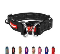 ZYDOG Double Up Dog Collar | Dog Collar Small, Medium, Large Dogs, Reflective Dog Collar, Supreme Comfort, Soft Neoprene Material, Strong Nylon Webbing (X-Large, Black)