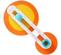ZYEKIU 2-20CM Adjustable Circle Paper Cutter Cut Circle Paper Trimmer Scrapbooking Circular Cutter Rotary Circle Cutter for Crafts and Card Making