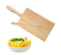 ZYEKIU Pasta Board Making Tools Set Gnocchi Pasta Maker and Rolling Pin Wood Gnocchi Pasta Board Wooden Dough Maker Kitchen Tools and Gifts for Noodle Making