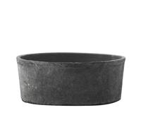 ZYFAB Rustic Shallow Terracotta Planter Pot with Drainage Hole, Wide Low Profile Round Flower Box for Succulent Bonsai Moss Micro Landscape Indoor Outdoor Planting
