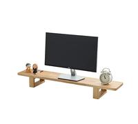 ZYFAB Solid Wood Monitor Stand,Universal Wood Computer Monitor Riser Desk Stand for Laptop TV Printer Storage Organizer for Office Accessories,B,120CM