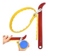 ZYFC 8 Inch Strap Wrench, Adjustable Strap Wrench Set, Multi-Purpose Car Engine Box Repair Spanner, Non-Slip Oil Filter Strap Opener Wrench