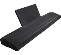 ZYFC 88 Key Piano Keyboard Cover with Music Sheet Stand, Dust Protection, Black, Polyester