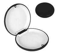 ZYFC Orthodontic Teeth Aligner Case, Denture Retainer Box, Vibrant Slim Dental Case, Compact and Portable Retainer Case, Invisalign Case for Dentures, Retainers, and Dental Appliances (Black)