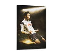 Zyfene Son Heung-min Art Poster Canvas Wall Art Picture Prints Hanging Photo Idea Decor Homes Artworks 12x18inch(30x45cm)