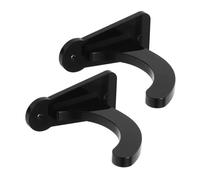 ZYFHYU 1 Pair Wall Baseball Bat Rack Mount Brackets Hanger Horizontal Display Rack Home Storage for Baseball, Softball