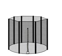 ZYFHYU 6/8/10 Feet Trampoline Replacement Net Fence Enclosure Safety Mesh Jumping Pad Fitiness Accessories fits Most Trampolines(10Feet 3.06M 8 poles)