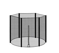 ZYFHYU 6/8/10 Feet Trampoline Replacement Net Fence Enclosure Safety Mesh Jumping Pad Fitiness Accessories fits Most Trampolines(6Feet 1.83 m 6 poles)